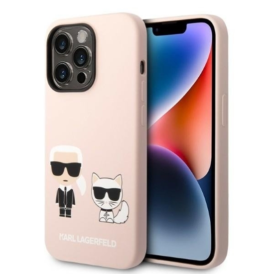 Picture of Karl Lagerfeld KLHMP14XSSKCI Back Case for Apple iPhone 14 Pro Max