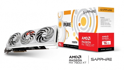 Изображение Karta graficzna Radeon RX 7800 XT PURE GAMING OC 16GB GDDR6 256bit 2DP