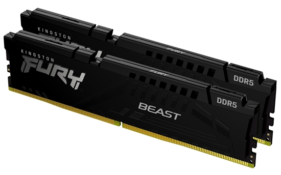 Picture of Kingston Technology FURY Beast 64GB 6000MT/s DDR5 CL36 DIMM (Kit of 2) Black EXPO