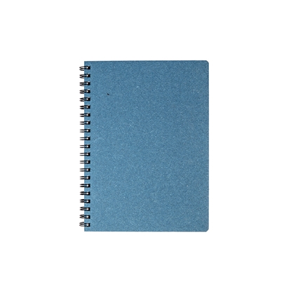 Изображение Klade - planotājs TIMER ar spirāli, A5 formāts, 224 lapas, rūtiņu, kartona vāki, zilā krāsā