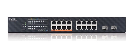 Изображение ZYXEL XMG1915-18EP, 16-PORT 2.5GBE, 2 SFP+, 8 X POE++ 180W  SMART SWITCH, HYBRID MODE, STANDALONE OR