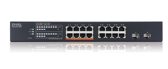 Picture of ZYXEL XMG1915-18EP, 16-PORT 2.5GBE, 2 SFP+, 8 X POE++ 180W  SMART SWITCH, HYBRID MODE, STANDALONE OR