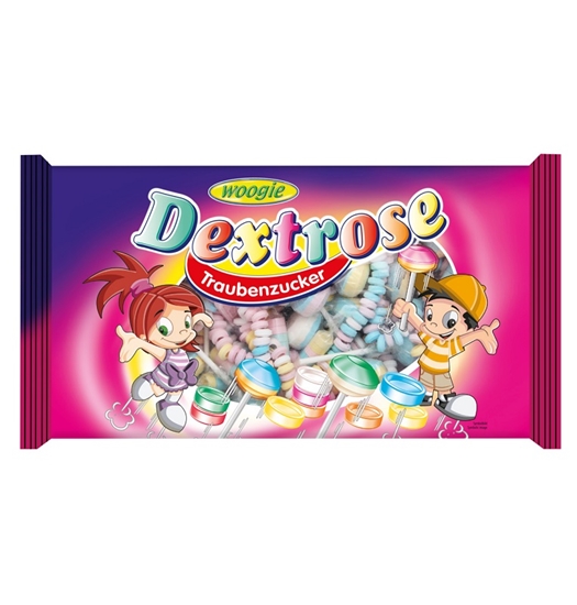 Изображение Konfektes WOOGIE Dextrose Party, augļu garša, 400g