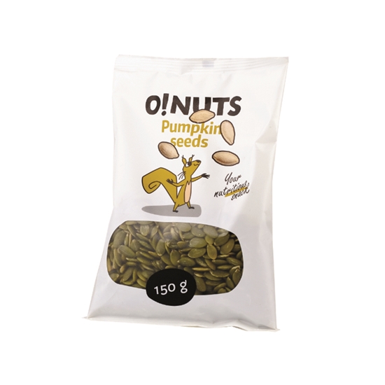 Изображение Ķirbju sēklas O!NUTS, lobītas, 150 g