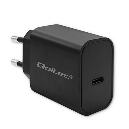 Изображение Ładowarka Super Quick PD | USB-C | 20W | 5-12V | 1.67-3A | Czarna 