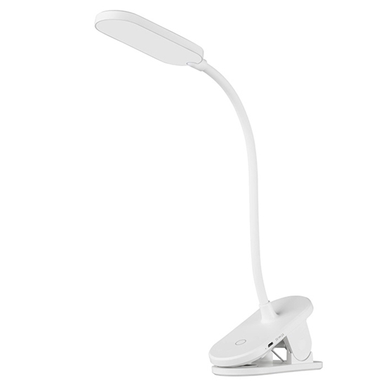 Изображение Lampa ar knaģi RAIZAL 1.7W LED 6500K 170lm balta ar akum.