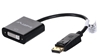 Picture of Lanberg AD-0007-BK video cable adapter 0.1 m DisplayPort DVI-D Black