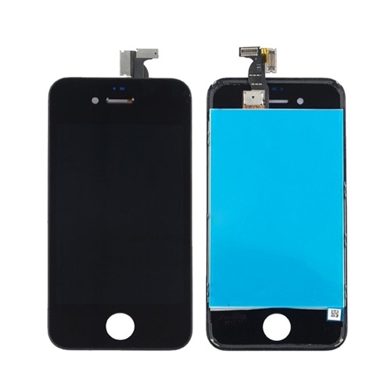 Изображение LCD ekrāns ar skarienjutigu ekranu priekš IPhone 4 Black HQ