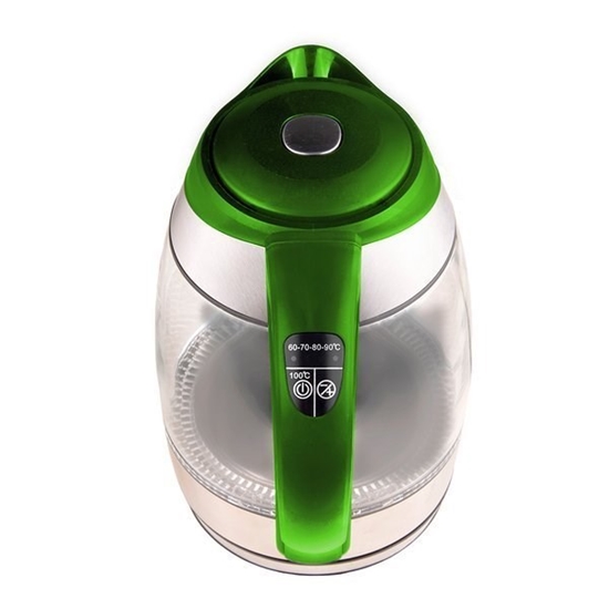 Изображение LED Glass Kettle Łucznik WK-2020 1,8l Green