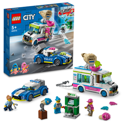 Изображение LEGO City 60314 Ice Cream Truck Police Chase Constructor