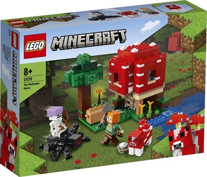 Picture of LEGO Minecraft 21179 Mushroom House