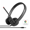 Picture of Lenovo Stereo Analog Headset Wired Head-band Office/Call center Black