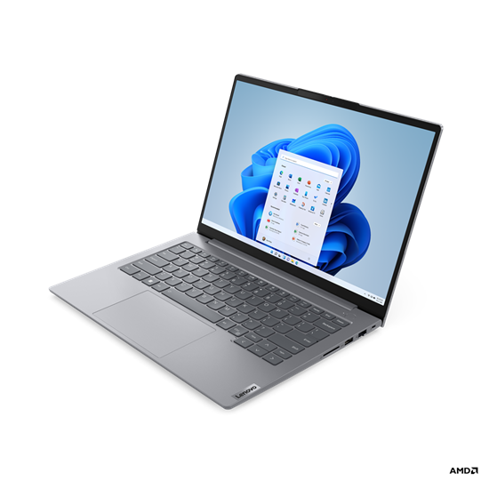 Изображение Lenovo ThinkBook 14 Laptop 35.6 cm (14") WUXGA AMD Ryzen™ 5 7530U 16 GB DDR4-SDRAM 256 GB SSD Wi-Fi 6 (802.11ax) Windows 11 Pro Grey