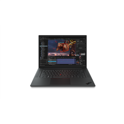 Attēls no Lenovo | ThinkPad P1 (Gen 6) | Black, Weave | 16 " | OLED | Touchscreen | WQUXGA | 3840x2400 | Anti-reflection | Intel Core i7 | i7-13800H | 32 GB | SO-DIMM DDR5-5600 Non-ECC | SSD 1000 GB | NVIDIA GeForce RTX 4060 | GDDR6 | 8 GB | Windows 11 Pro | 802.11