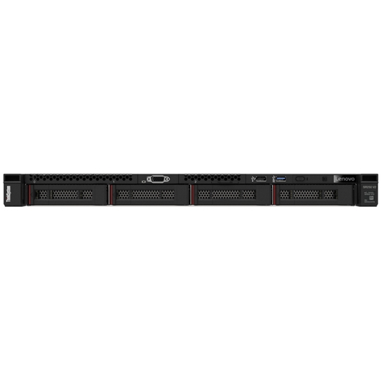 Изображение Lenovo ThinkSystem SR250 V2 server Rack (1U) Intel Xeon E E-2378 2.6 GHz 32 GB DDR4-SDRAM 450 W