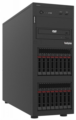 Изображение LENOVO THINKSYSTEM ST250 V2 XEON E-2378 (8C 2.6GHZ 16MB CACHE/65W), 1X32GB, O/B, 2.5" HS (8), 5350-8I, HS 750W TITANIUM, XCC ENTERPRISE, NO DVD