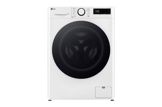 Picture of LG | Washing Machine | F2WR508S0W | Energy efficiency class A-10% | Front loading | Washing capacity 8 kg | 1200 RPM | Depth 47.5 cm | Width 60 cm | LED | Steam function | Direct drive | White