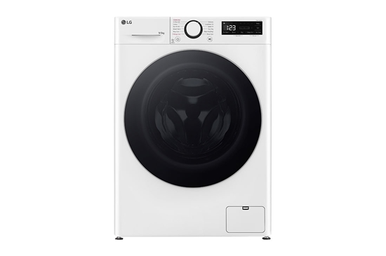 Изображение LG | Washing machine with dryer | F2DR509S1W | Energy efficiency class A-10% | Front loading | Washing capacity 	9 kg | 1200 RPM | Depth 47.5 cm | Width 60 cm | Display | Rotary knob + LED | Drying system | Drying capacity 5 kg | Steam function | Direct d