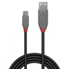 Picture of Lindy 0,5m USB 2.0 Type A to Micro-B Cable, Anthra Line