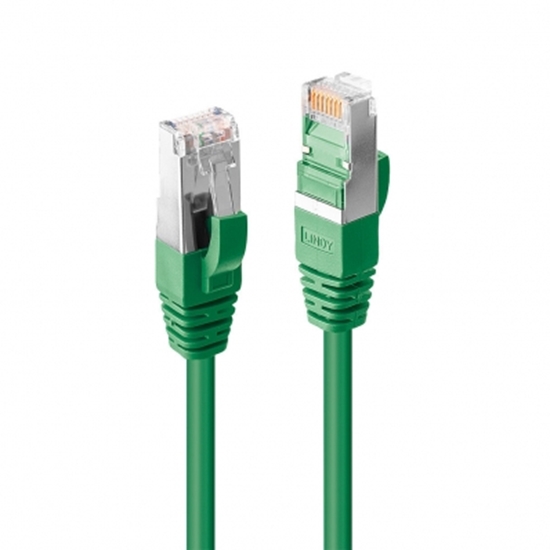 Picture of Lindy 0.5m Cat.6 S/FTP LSZH Network Cable, Green