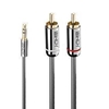 Изображение Lindy 3m 3.5mm to Phono Audio Cable, Cromo Line