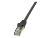 Изображение LogiLink Patchcord CAT 5e F/UTP, 1m, czarny (CP1033S)