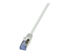 Picture of Logilink Patchkabel mit Cat7-Rohk. Primel. S/FTP grau 1,00m