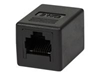 Picture of LogiLink Złączka RJ45- RJ45 żeńsko/żeńska kat.6 UTP, czarna (NP0034A)