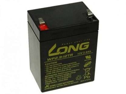 Attēls no LONG 12V 2,9AH LEAD-ACID BATTERY F1 (WP2,9-12TR)