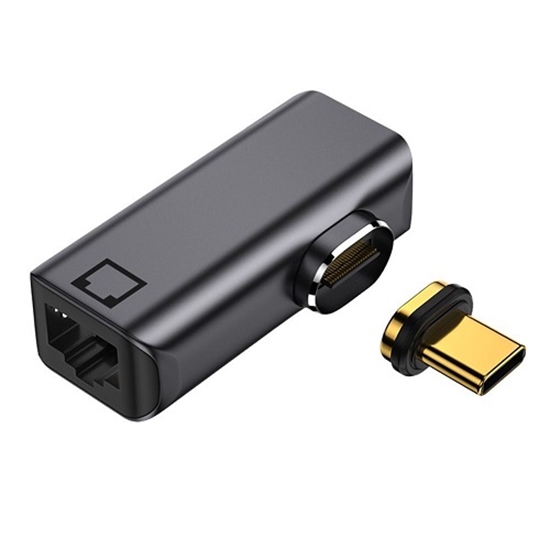 Изображение Magnetic USB Type-C - RJ-45 Adapter, 100/1000Mb