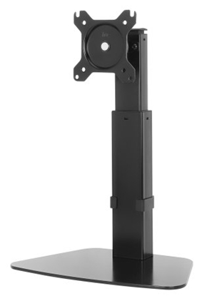 Изображение Manhattan TV & Monitor Mount (Gas Spring), Desk, Tilt/Swivel/Rotation/Height, 1 screen, Screen Sizes: 10-27", Black, Stand Assembly, VESA 75x75 to 100x100mm, Max 8kg, Lifetime Warranty