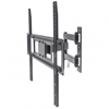 Picture of Manhattan TV & Monitor Mount, Wall, Full Motion, 1 screen, Screen Sizes: 37-65", Black, VESA 100x100 to 600x400mm, Max 35kg, LFD, Tilt & Swivel with 3 Pivots, Lifetime Warranty