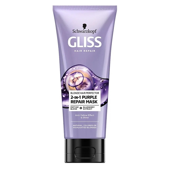 Picture of Matu līdzeklis Gliss atjaunojošs 2in1 Blond Perfector, 250ml