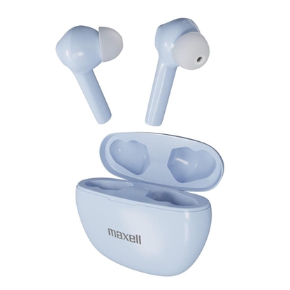 Изображение Maxell Dynamic+ wireless headphones with charging case Bluetooth blue