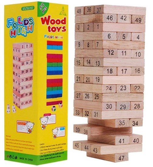 Picture of Medinės Jenga bokšto kaladėlės