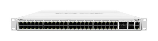 Изображение Mikrotik CRS354-48P-4S+2Q+RM network switch L3 Gigabit Ethernet (10/100/1000) Power over Ethernet (PoE) 1U