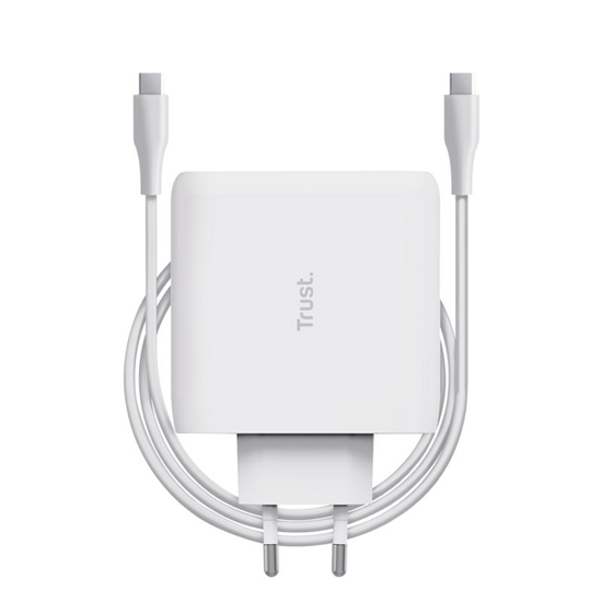 Picture of Lādētājs Trust Maxo 100W USB-C Charger + 2m USB-C cable White