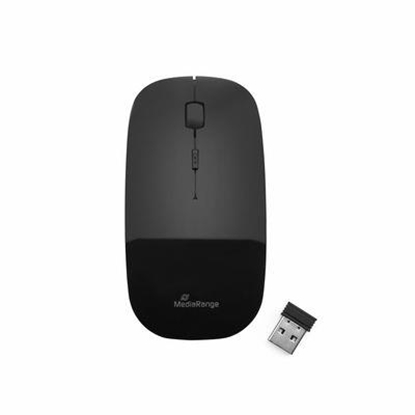 Attēls no MOUSE USB OPTICAL WRL/BLACK MROS215 MEDIARANGE