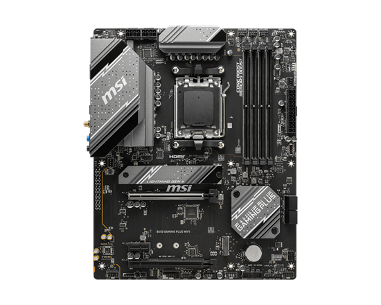 Picture of MSI B650 GAMING PLUS WIFI motherboard AMD B650 Socket AM5 ATX