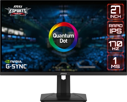 Attēls no MSI G274QPF-QD computer monitor 68.6 cm (27") 2560 x 1440 pixels Quad HD Black