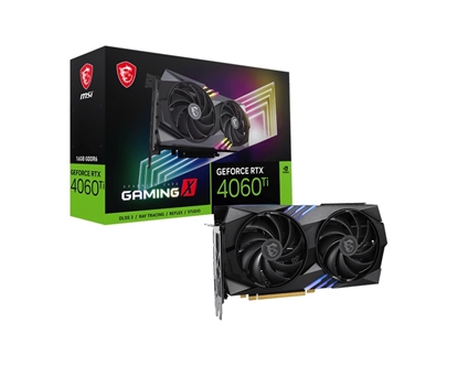 Attēls no MSI GEFORCE RTX 4060 TI GAMING X 16G graphics card NVIDIA 16 GB GDDR6