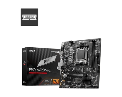 Изображение MSI PRO A620M-E motherboard AMD A620 Socket AM5 mini ATX