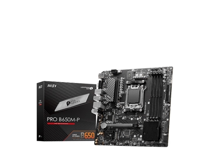 Attēls no MSI PRO B650M-P motherboard AMD B650 Socket AM5 micro ATX