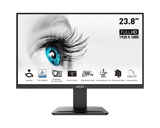 Picture of MSI Pro MP2412 computer monitor 60.5 cm (23.8") 1920 x 1080 pixels Full HD LCD Black