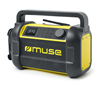 Picture of Muse | M-928 BTY | Radio Speaker | Waterproof | Bluetooth | Black/Yellow | Portable | Wireless connection