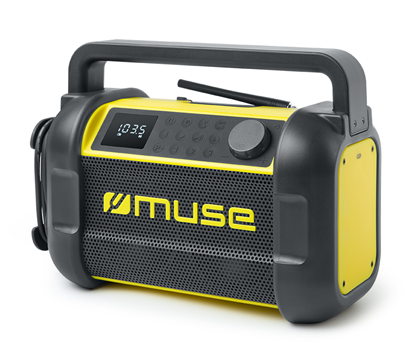 Picture of Muse | M-928 BTY | Radio Speaker | Waterproof | Bluetooth | Black/Yellow | Wireless connection