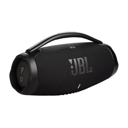 Изображение Nešiojama kolonėlė JBL Boombox 3, Bluetooth + Wi-Fi, 20 val. baterija, IP67, su krovimo f-ja, juoda