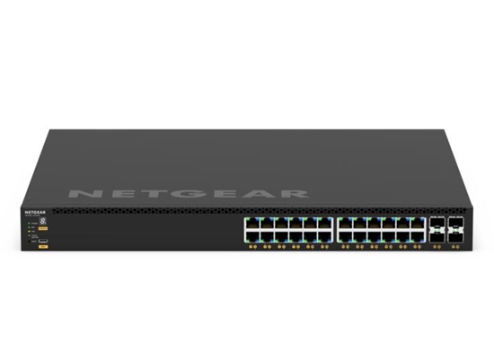 Picture of NETGEAR GSM4328-100AJS Managed L3 Gigabit Ethernet (10/100/1000) Power over Ethernet (PoE) 1U Black