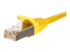 Picture of NetRack patchcord RJ45, osłonka zalewana, kat. 5e FTP, 10m Żółty (BZPAT10FY)