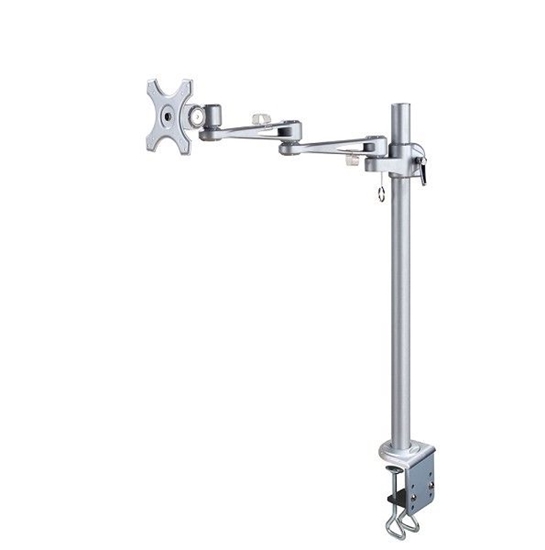 Picture of NEWSTAR FLAT SCREEN DESK MOUNT (CLAMP), 70 CM POLE 10-30" SILVER